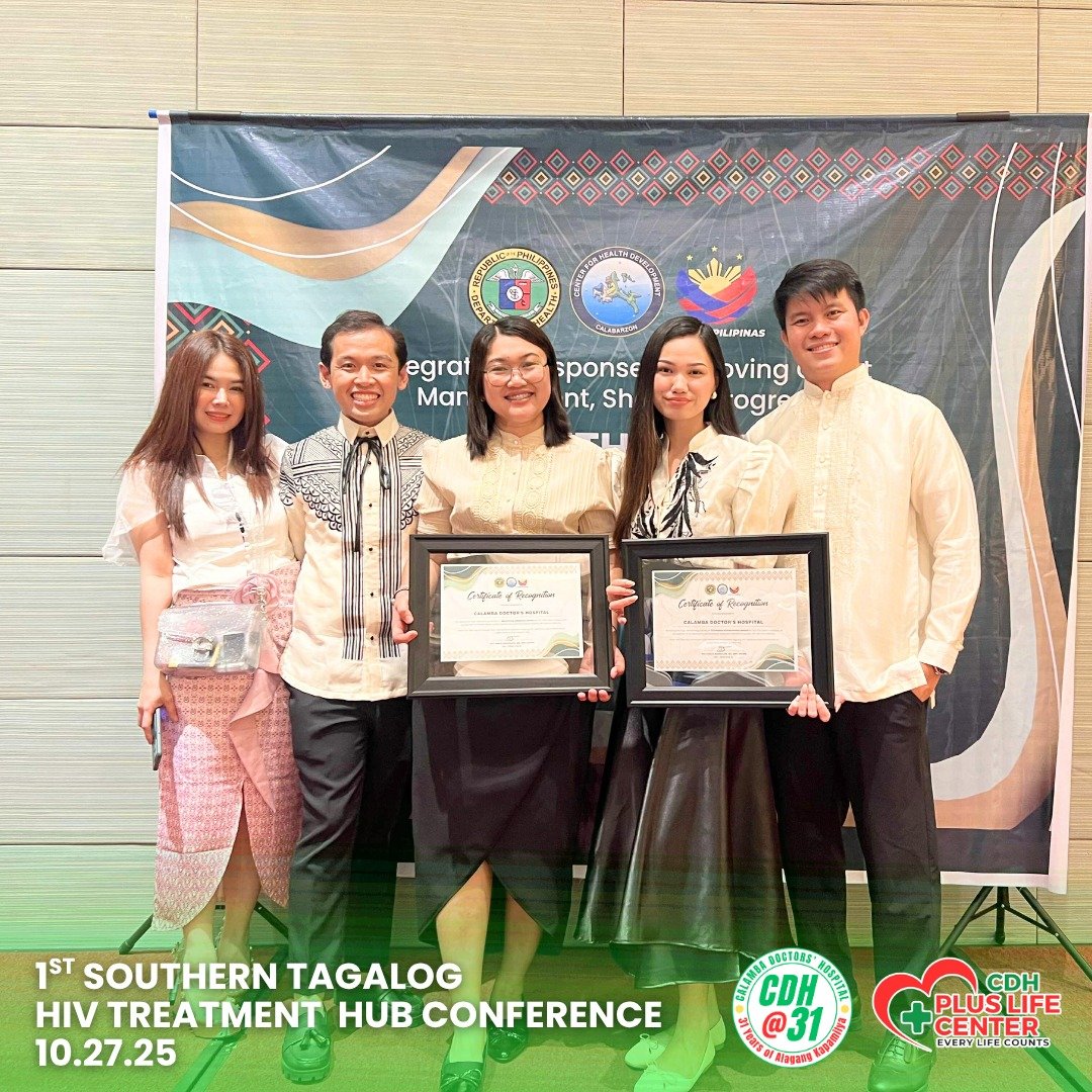 Calamba Doctors’ Hospital Plus Life Center Triumphs at the 1st Southern Luzon HIV Treatment Hub Conference